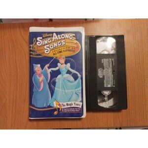 Disney Sing Along Songs: The Magic Years VHS Tape Clamshell All Time Favorites
